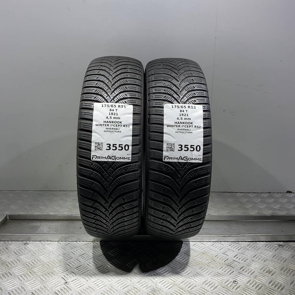 Gomme Usate 175 65 R15 84T Hankook Winter I*Cept RS2 Invernali | Gomme Usate | PrimaGomme.it Gomme usate HANKOOK Winter I*Cept RS2 175/65 R15 84T