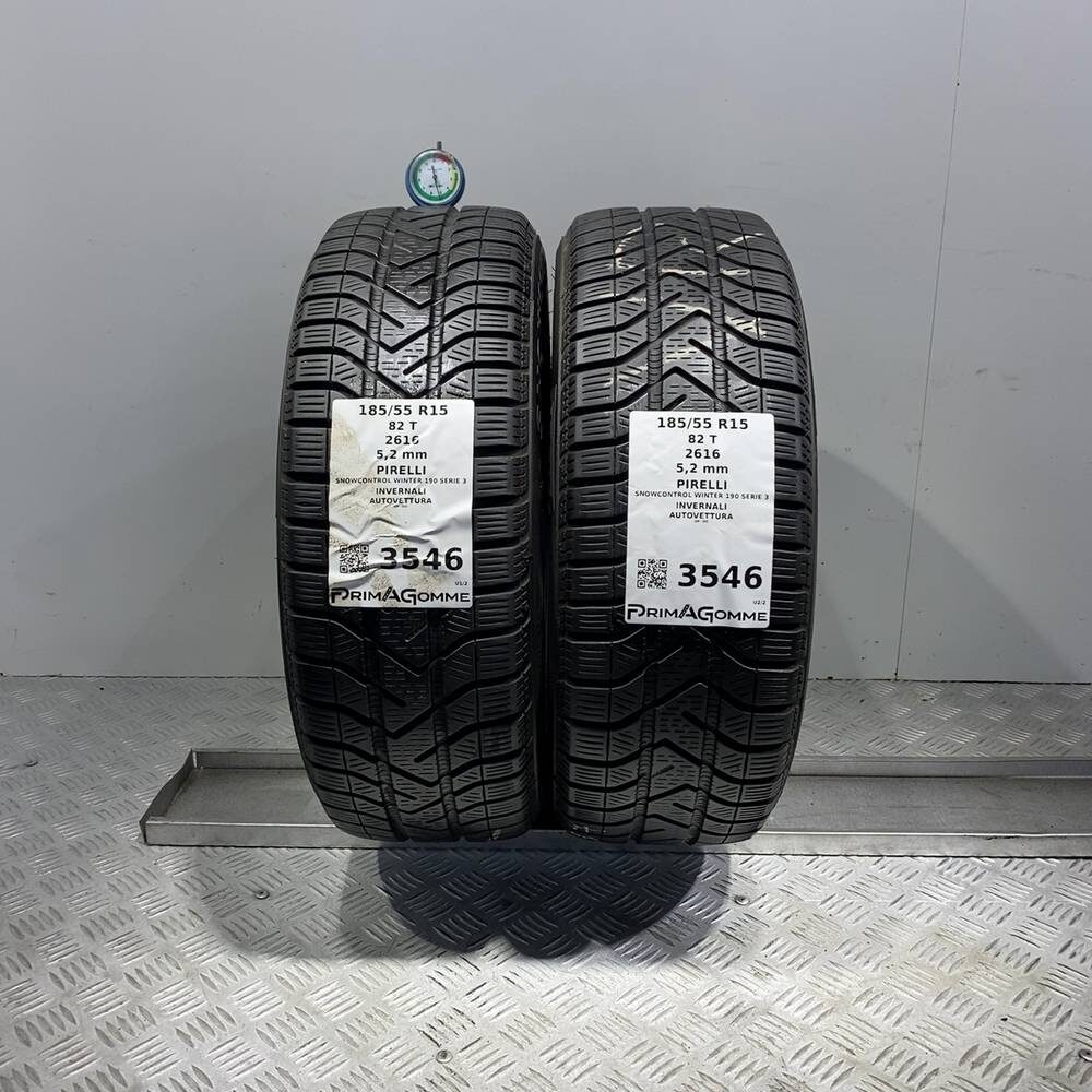 Gomme Usate 185 55 R15 82T Pirelli Snowcontrol Winter 190 Serie 3 74% Invernali | Gomme Usate | PrimaGomme.it Gomme usate PIRELLI Snowcontrol Winter 190 Serie 3 185/55 R15 82T