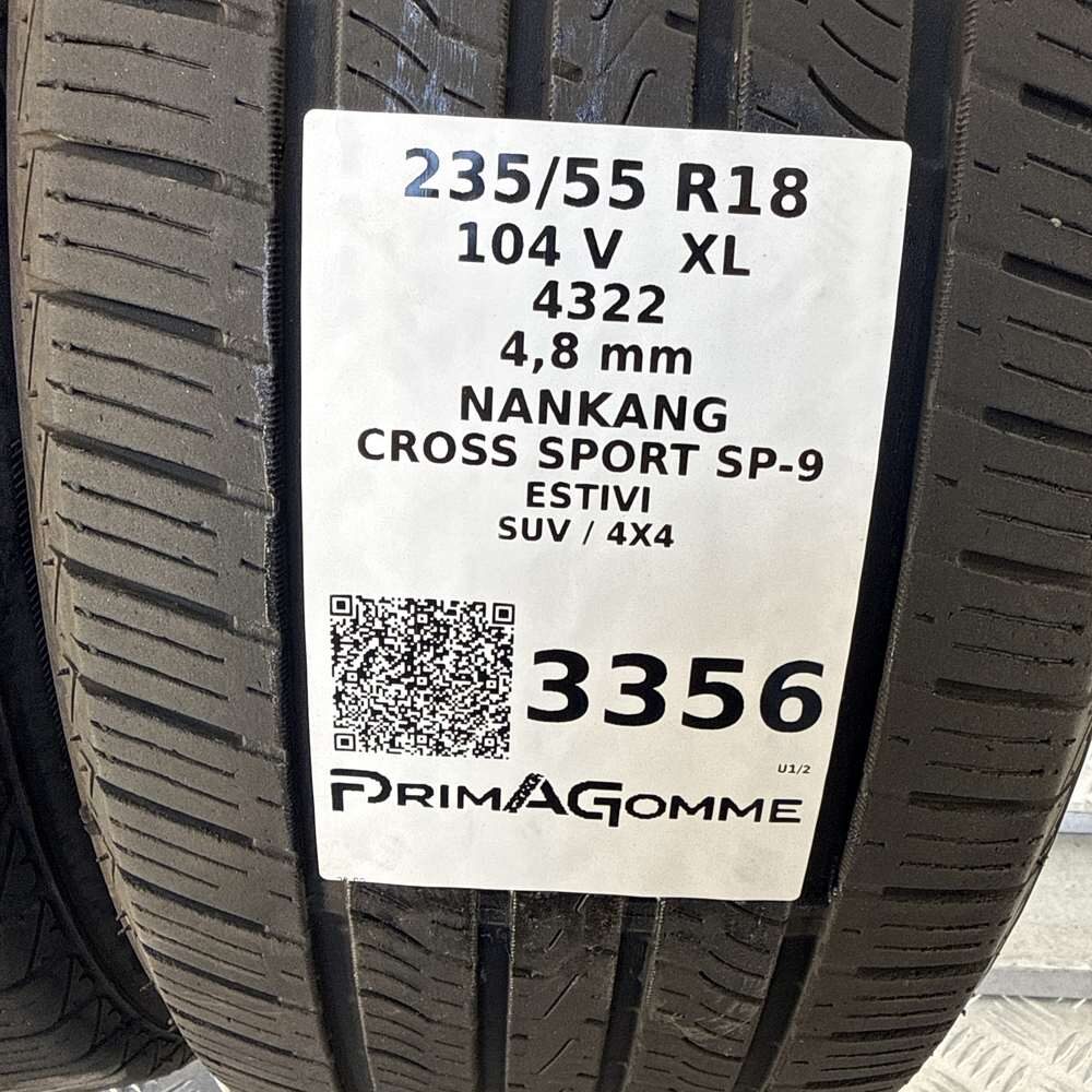 Gomme Usate 235 55 R18 104V XL NANKANG CROSS SPORT SP-9 Estive | Gomme Usate | PrimaGomme.it NANKANG CROSS SPORT SP-9 235/55 R18 104V, dettaglio fotografico 3