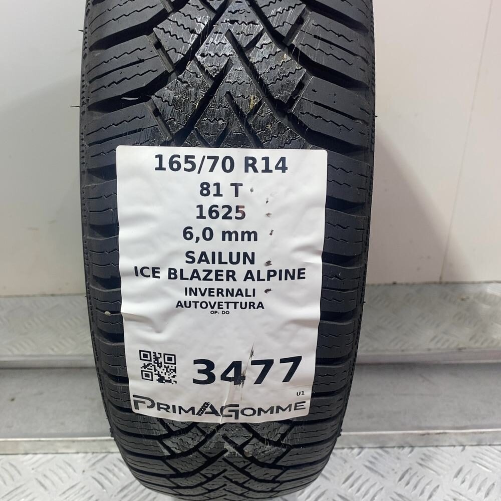 Gomma usata SAILUN Ice Blazer Alpine 165/70 R14 81T – foto 03 | Prima Gomme SAILUN Ice Blazer Alpine 165/70 R14 81T, dettaglio fotografico 3