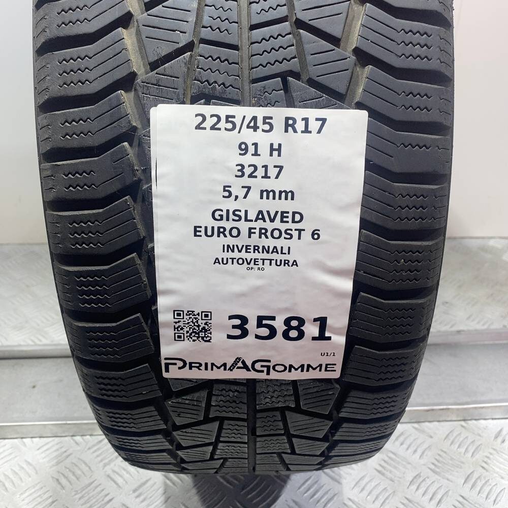 Gomma usata Gislaved Euro Frost 6 225/45 R17 91H – foto 03 | Prima Gomme Gislaved Euro Frost 6 225/45 R17 91H, dettaglio fotografico 3
