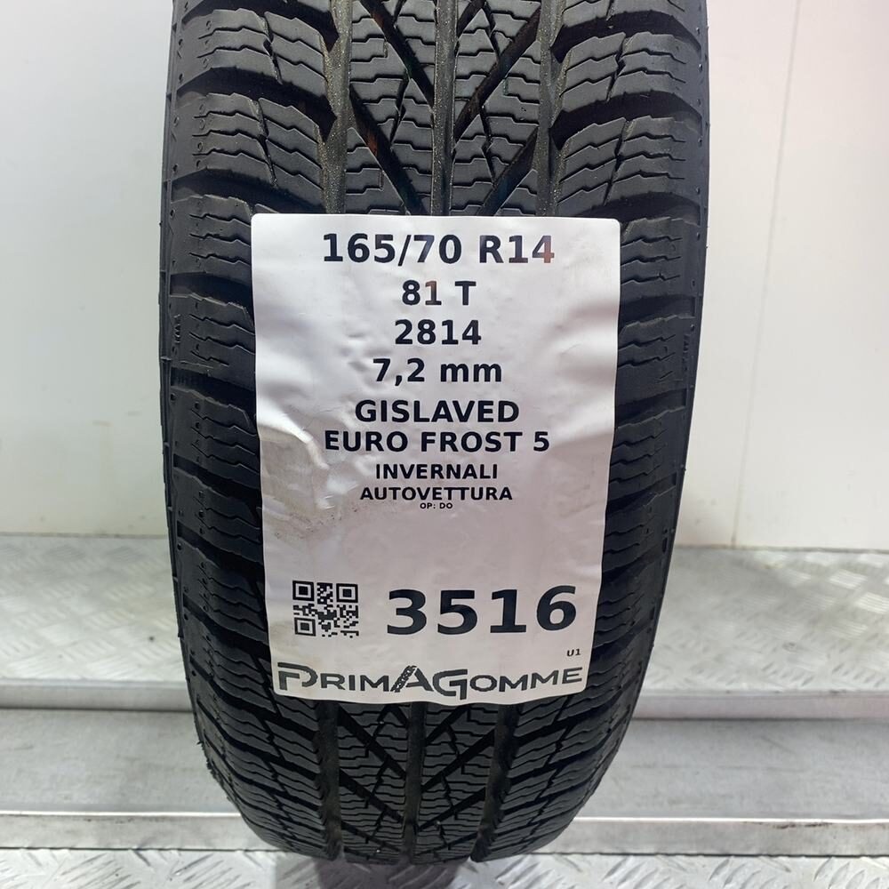 Gomma usata Gislaved Euro Frost 5 165/70 R14 81T – foto 03 | Prima Gomme Gislaved Euro Frost 5 165/70 R14 81T, dettaglio fotografico 3