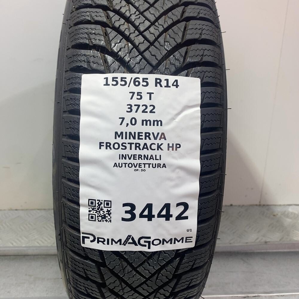 Gomma usata Minerva Frostrack HP 155/65 R14 75T – foto 03 | Prima Gomme Minerva Frostrack HP 155/65 R14 75T, dettaglio fotografico 3
