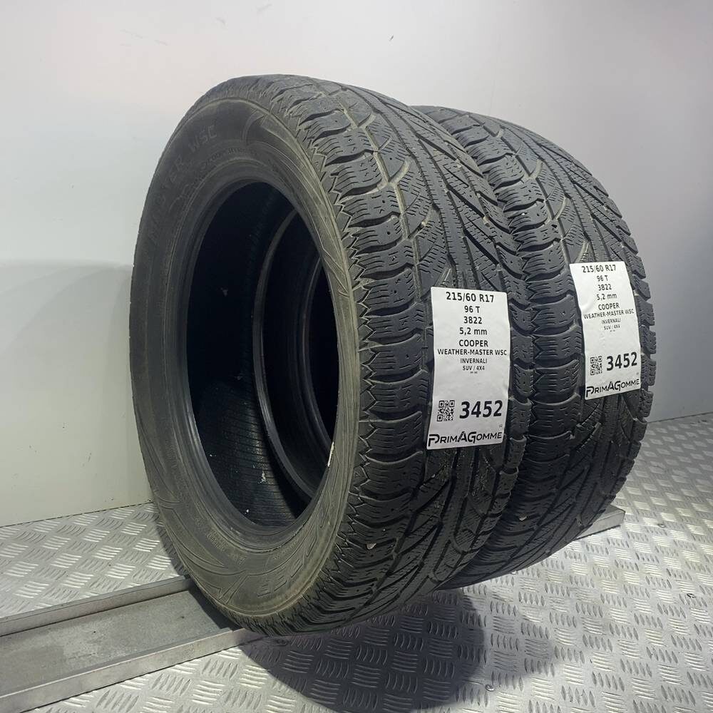 Gomme Usate 215 60 R17 96T Cooper Weather-Master Wsc 74% Invernali | Gomme Usate | PrimaGomme.it COOPER Weather-Master WSC 215/60 R17 96T, dettaglio fotografico 3