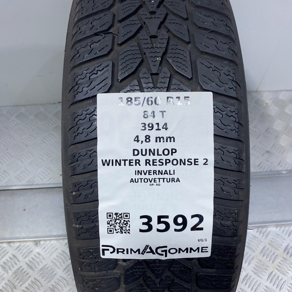 Gomma usata DUNLOP Winter Response 2 185/60 R15 84T – foto 03 | Prima Gomme DUNLOP Winter Response 2 185/60 R15 84T, dettaglio fotografico 3