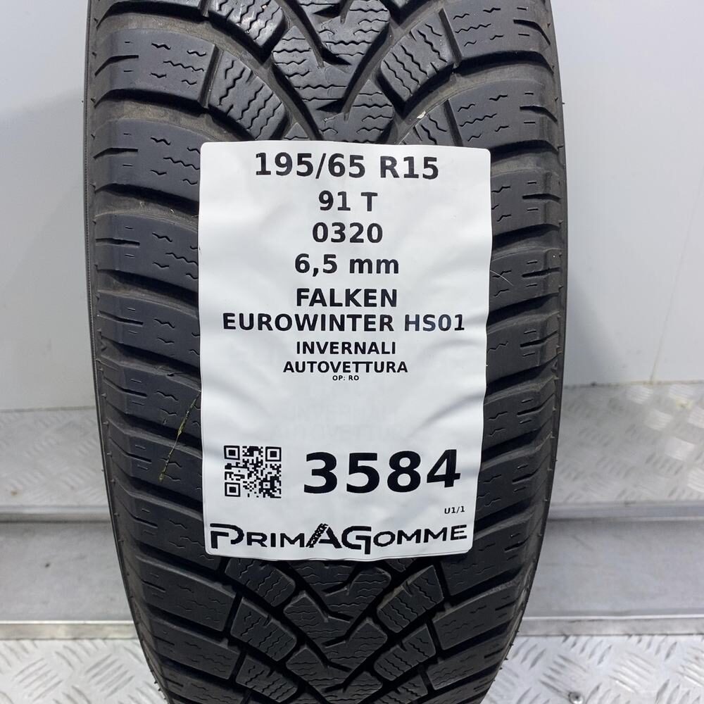 Gomma usata FALKEN Eurowinter HS01 195/65 R15 91T – foto 03 | Prima Gomme FALKEN Eurowinter HS01 195/65 R15 91T, dettaglio fotografico 3