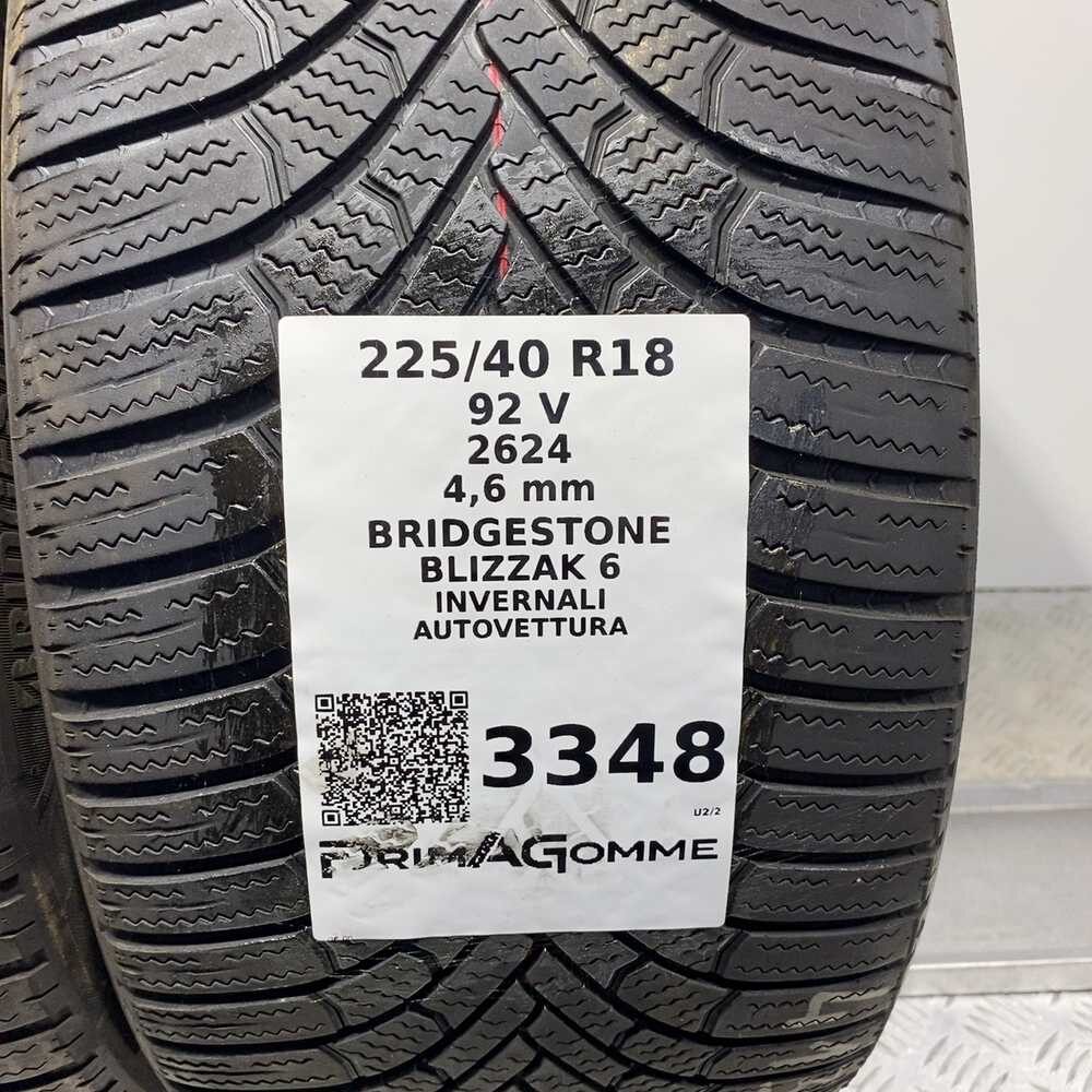 Gomme Usate 225 40 R18 92V Bridgestone Blizzak 6 Invernali | Gomme Usate | PrimaGomme.it BRIDGESTONE Blizzak 6 225/40 R18 92V, dettaglio fotografico 3