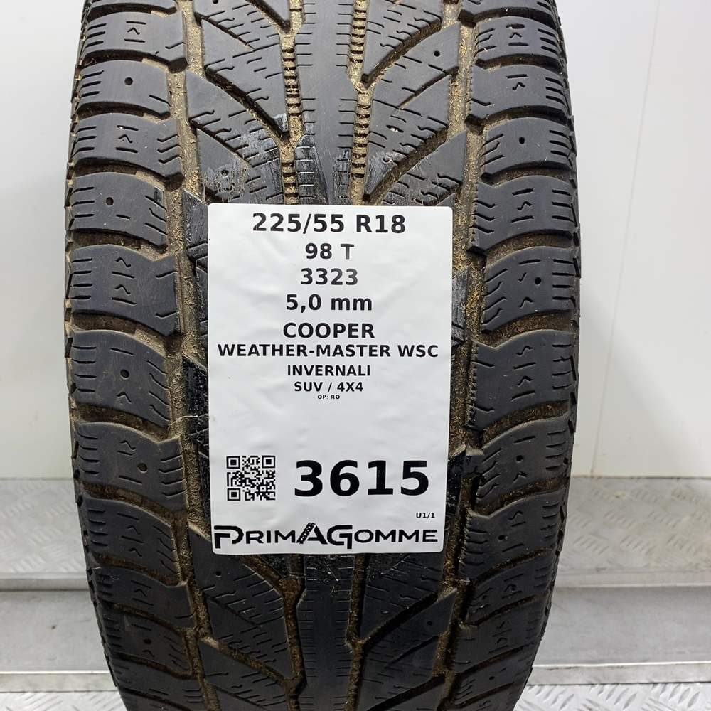 Gomma usata COOPER Weather-Master WSC 225/55 R18 98T – foto 03 | Prima Gomme COOPER Weather-Master WSC 225/55 R18 98T, dettaglio fotografico 3