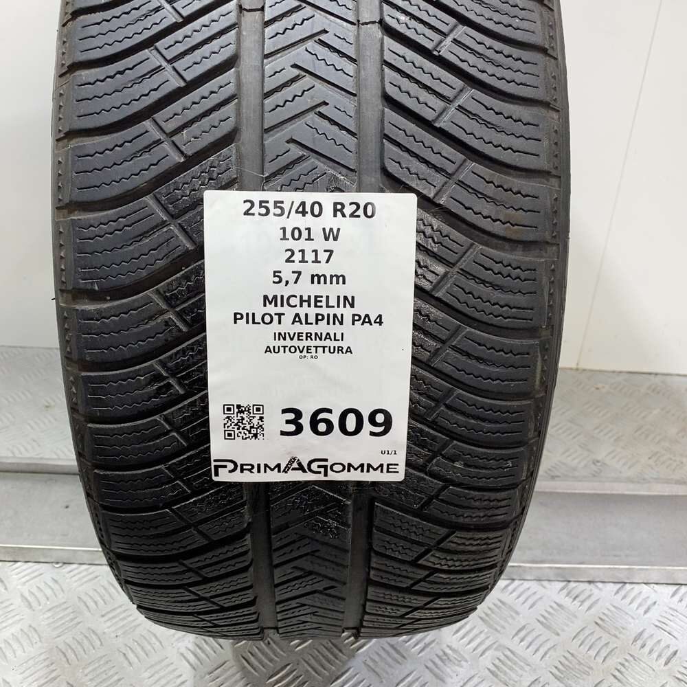 Gomma usata MICHELIN PILOT ALPIN PA4 255/40 R20 101W: fino a 270 km/h – foto 03 | Prima Gomme MICHELIN PILOT ALPIN PA4 255/40 R20 101W: fino a 270 km/h, dettaglio fotografico 3