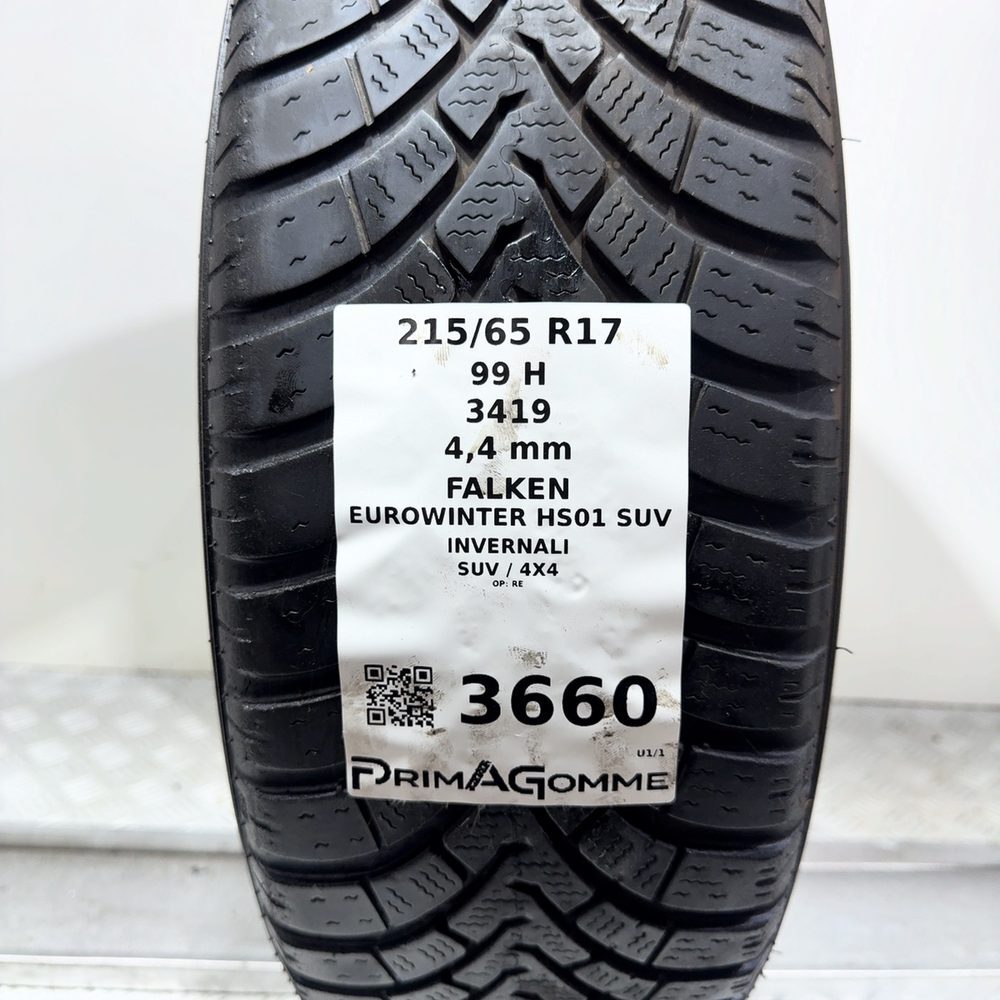 Gomma usata FALKEN Eurowinter HS01 SUV 215/65 R17 99H – foto 03 | Prima Gomme FALKEN Eurowinter HS01 SUV 215/65 R17 99H, dettaglio fotografico 3