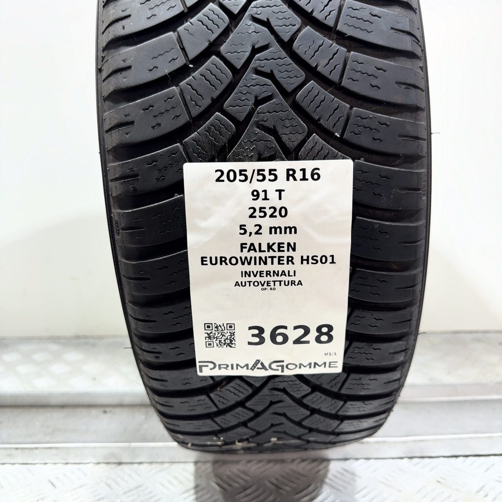 Gomma usata FALKEN Eurowinter HS01 205/55 R16 91T – foto 03 | Prima Gomme FALKEN Eurowinter HS01 205/55 R16 91T, dettaglio fotografico 3