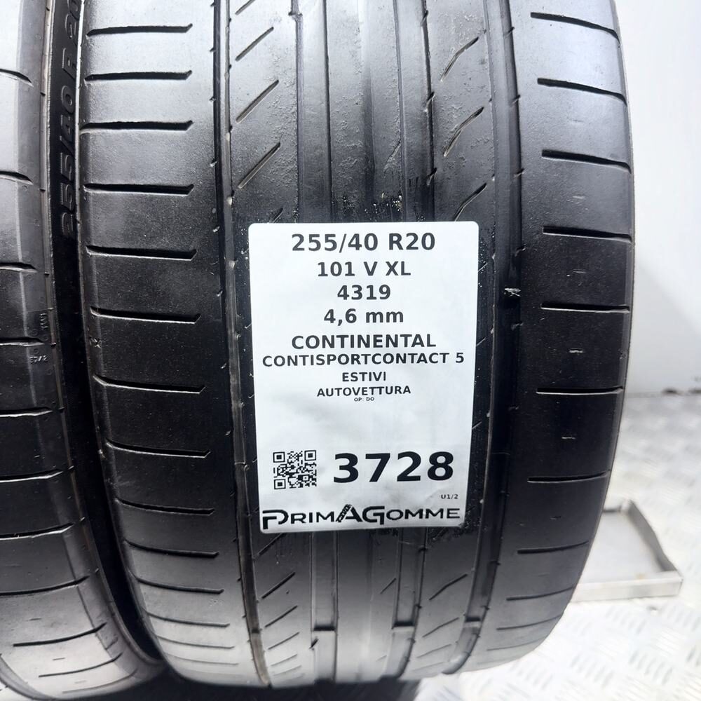 Gomme Usate 255 40 R20 101V XL Continental Contisportcontact 5 Estive | Gomme Usate | PrimaGomme.it CONTINENTAL ContiSportContact 5 255/40 R20 101V, dettaglio fotografico 3