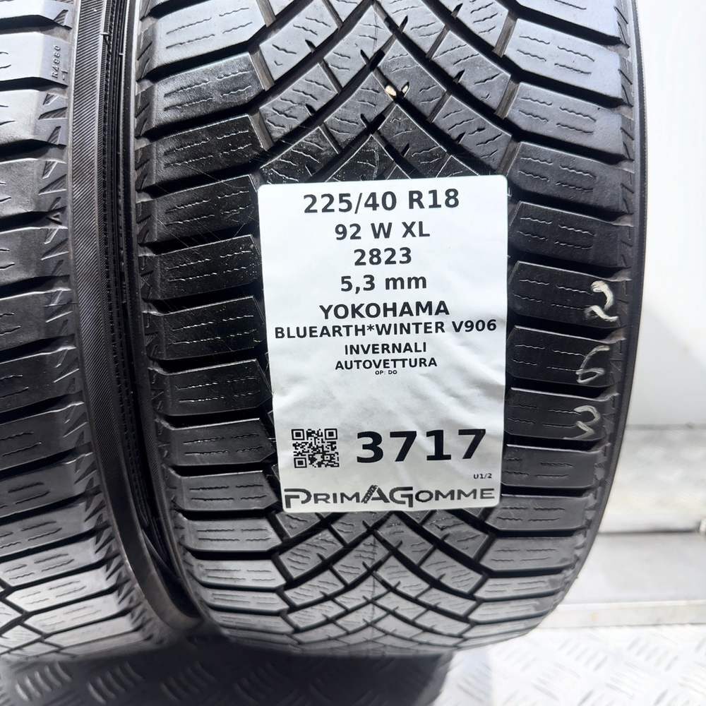 Gomme Usate 225 40 R18 92W XL Yokohama Bluearth*Winter V906 76% Invernali | Gomme Usate | PrimaGomme.it YOKOHAMA Bluearth*Winter V906 225/40 R18 92W: fino a 270 km/h, dettaglio fotografico 3