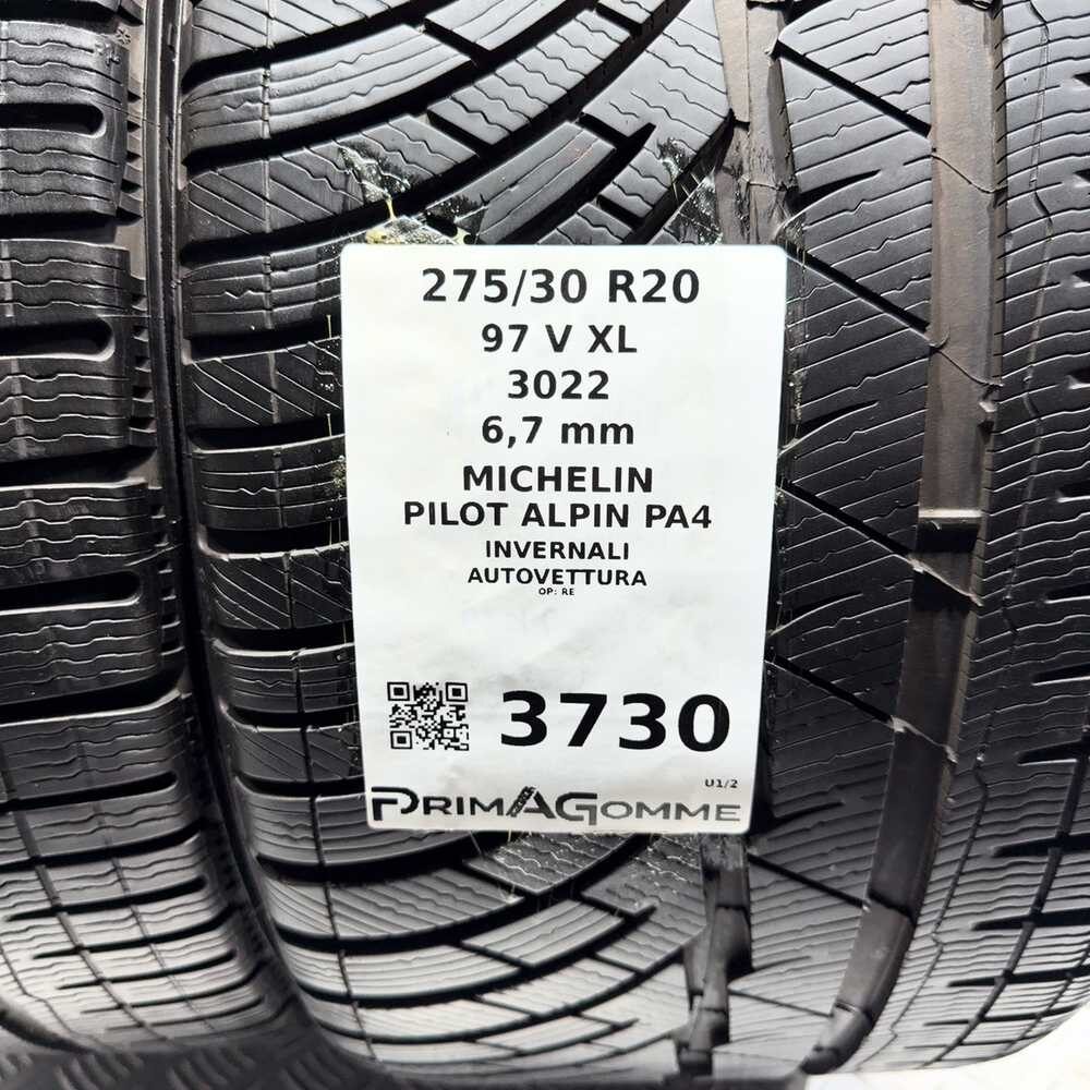 Gomme usate MICHELIN PILOT ALPIN PA4 275/30 R20 97V – foto 03 | Prima Gomme MICHELIN PILOT ALPIN PA4 275/30 R20 97V, dettaglio fotografico 3
