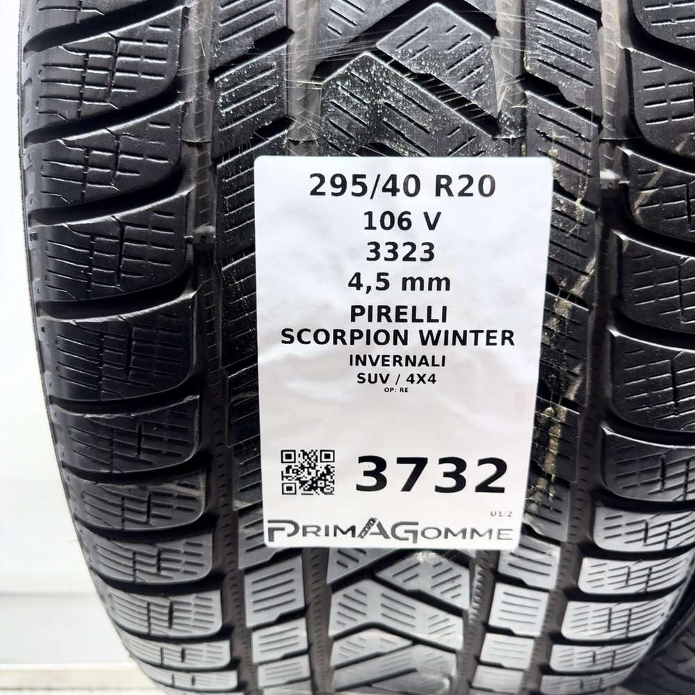 Gomme usate PIRELLI Scorpion Winter 295/40 R20 106V – foto 03 | Prima Gomme PIRELLI Scorpion Winter 295/40 R20 106V, dettaglio fotografico 3