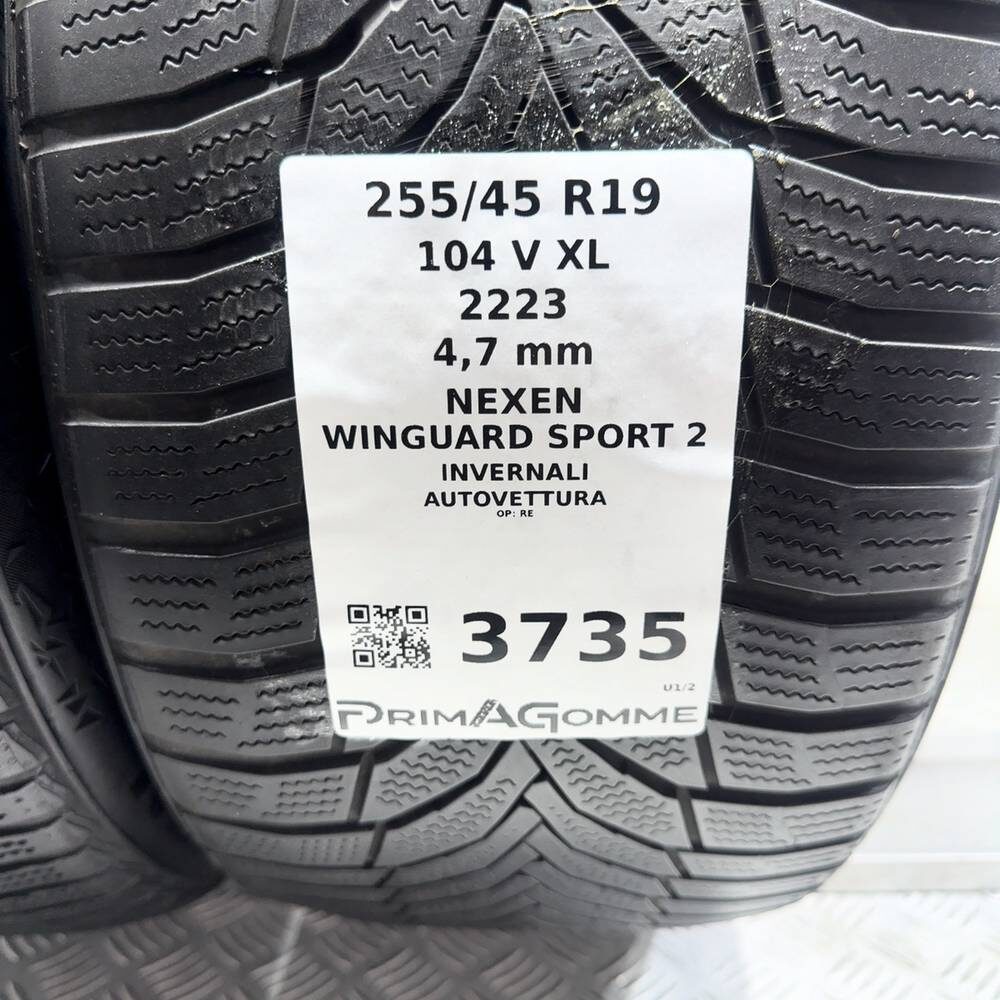 Gomme usate Nexen Winguard Sport 2 255/45 R19 104V – foto 03 | Prima Gomme Nexen Winguard Sport 2 255/45 R19 104V, dettaglio fotografico 3