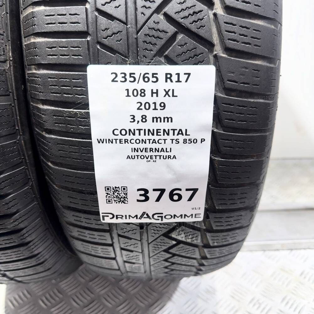 Gomme usate CONTINENTAL Wintercontact TS 850 P 235/65 R17 108H – foto 03 | Prima Gomme CONTINENTAL Wintercontact TS 850 P 235/65 R17 108H, dettaglio fotografico 3