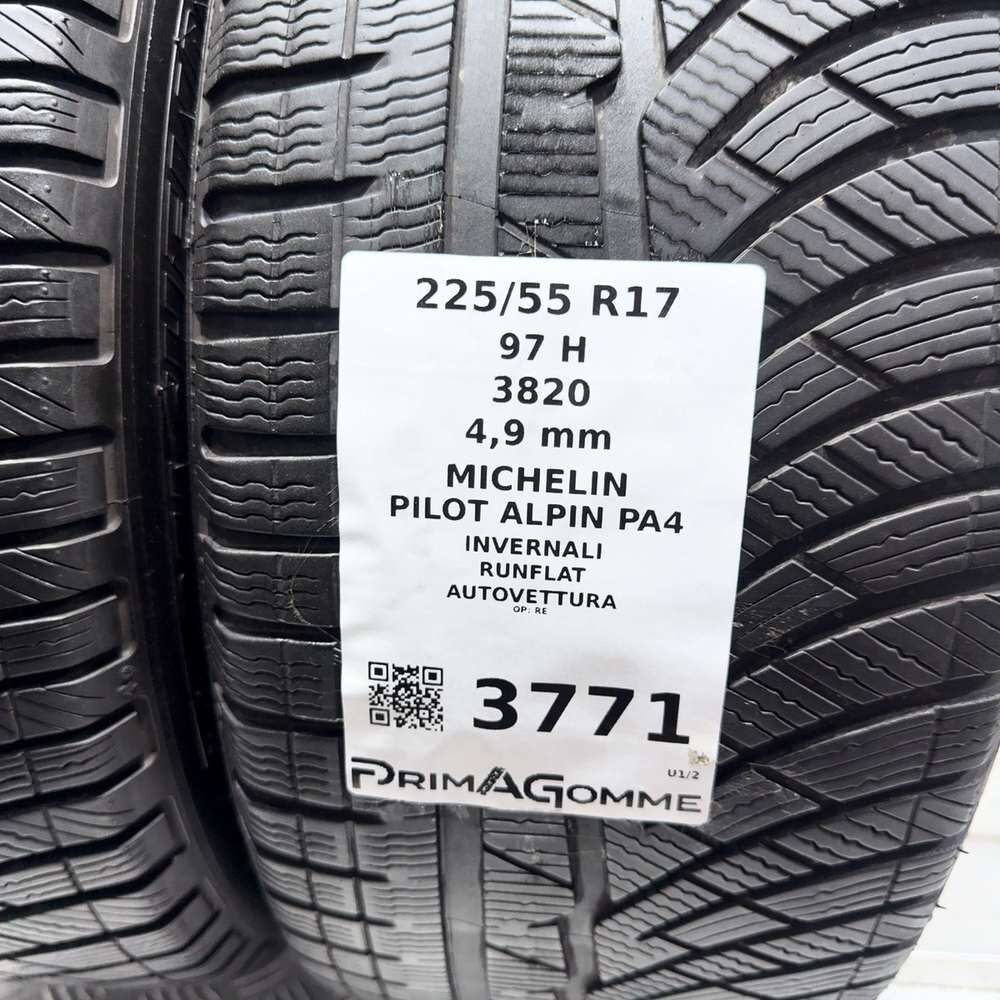 Gomme Usate 225 55 R17 97H Michelin Pilot Alpin PA4 RunFlat Invernali | Gomme Usate | PrimaGomme.it MICHELIN PILOT ALPIN PA4 225/55 R17 97H, dettaglio fotografico 3