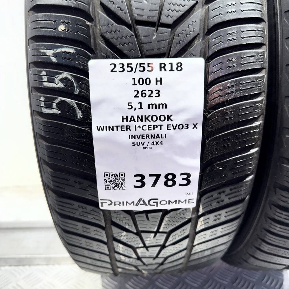Gomme Usate 235 55 R18 100H Hankook Winter I*Cept Evo3 X 73% Invernali | Gomme Usate | PrimaGomme.it HANKOOK Winter I*Cept Evo3 X 235/55 R18 100H, dettaglio fotografico 3