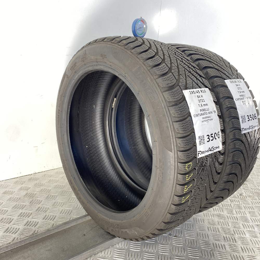 Gomme Usate 195 45 R16 84H Pirelli Cinturato Winter 98% Invernali | Gomme Usate | PrimaGomme.it PNS3506 Foto 3