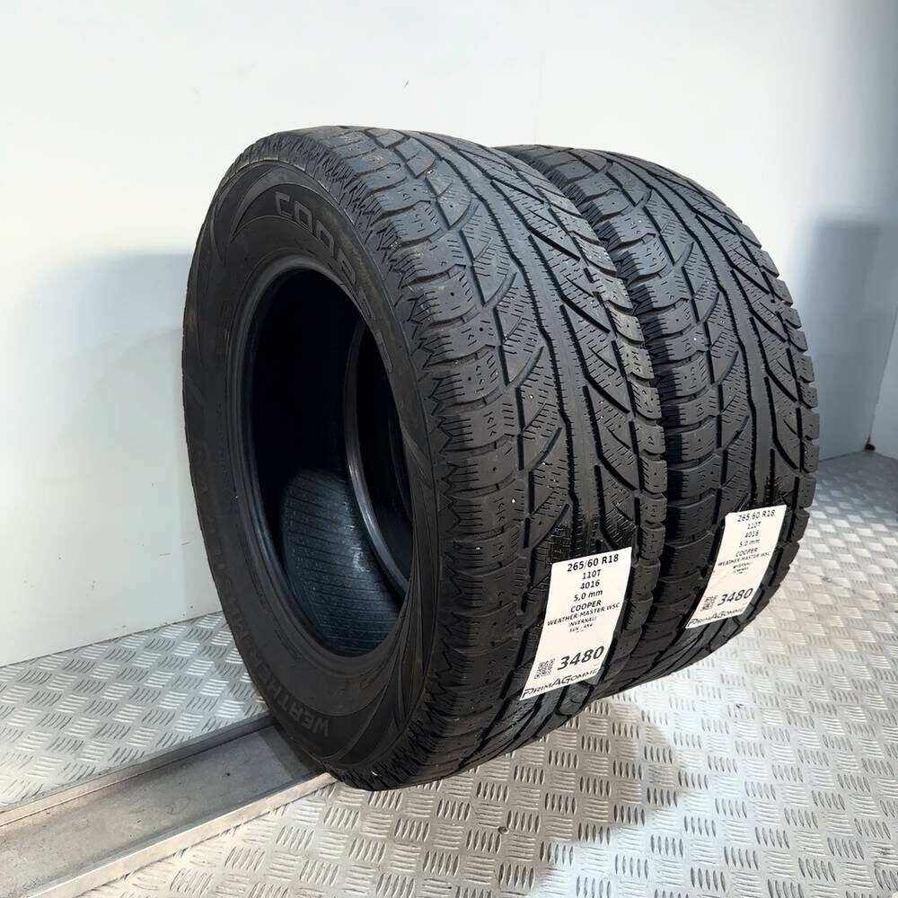 Gomme Usate 265 60 R18 110T Cooper Weather-Master Wsc 71% Invernali | Gomme Usate | PrimaGomme.it COOPER Weather-Master WSC 265/60 R18 110T, dettaglio fotografico 4