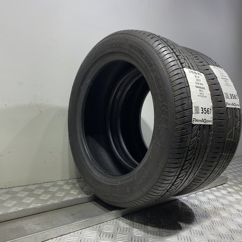 Gomme Usate 175 60 R15 81H Nankang AS-1 83% Estive | Gomme Usate | PrimaGomme.it NANKANG AS-1 175/60 R15 81H, dettaglio fotografico 4