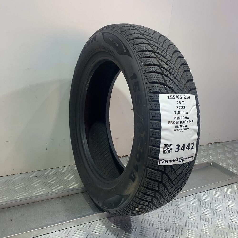 Gomma usata Minerva Frostrack HP 155/65 R14 75T – foto 04 | Prima Gomme Minerva Frostrack HP 155/65 R14 75T, dettaglio fotografico 4