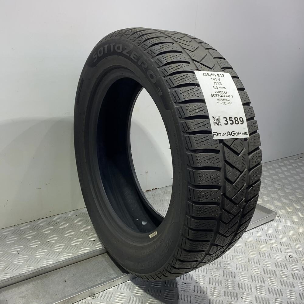 Gomma usata PIRELLI Sottozero 3 225/55 R17 101V – foto 04 | Prima Gomme PIRELLI Sottozero 3 225/55 R17 101V, dettaglio fotografico 4