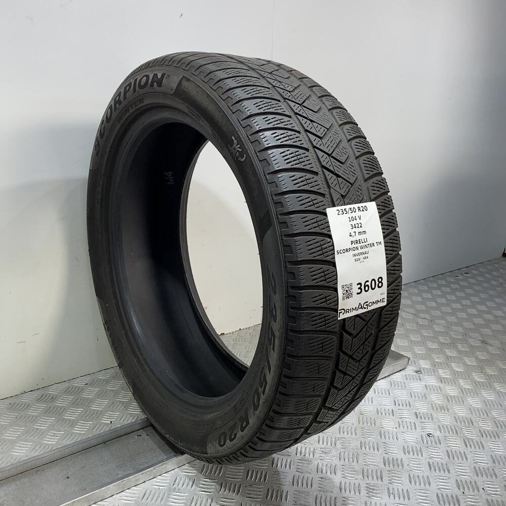 Gomma usata PIRELLI Scorpion Winter TM 235/50 R20 104V – foto 04 | Prima Gomme PIRELLI Scorpion Winter TM 235/50 R20 104V, dettaglio fotografico 4