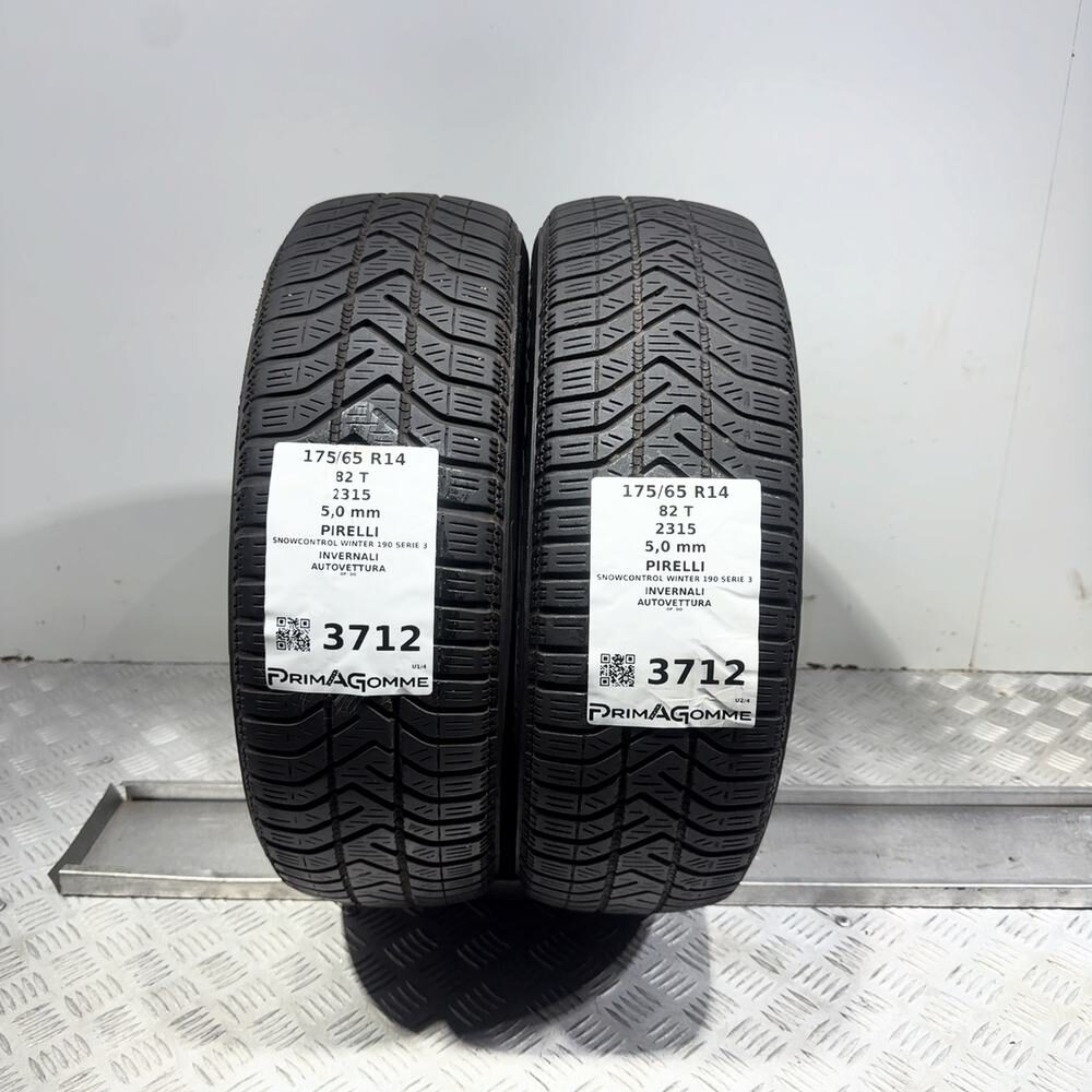 Gomme usate PIRELLI Snowcontrol Winter 190 Serie 3 175/65 R14 82T – foto 04 | Prima Gomme PIRELLI Snowcontrol Winter 190 Serie 3 175/65 R14 82T, dettaglio fotografico 4