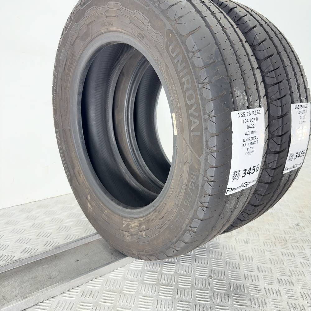 Gomme Usate 185 75 R16C 104/102R UNIROYAL RAINMAX 3 Estive | Gomme Usate | PrimaGomme.it PNS3456 Foto 4