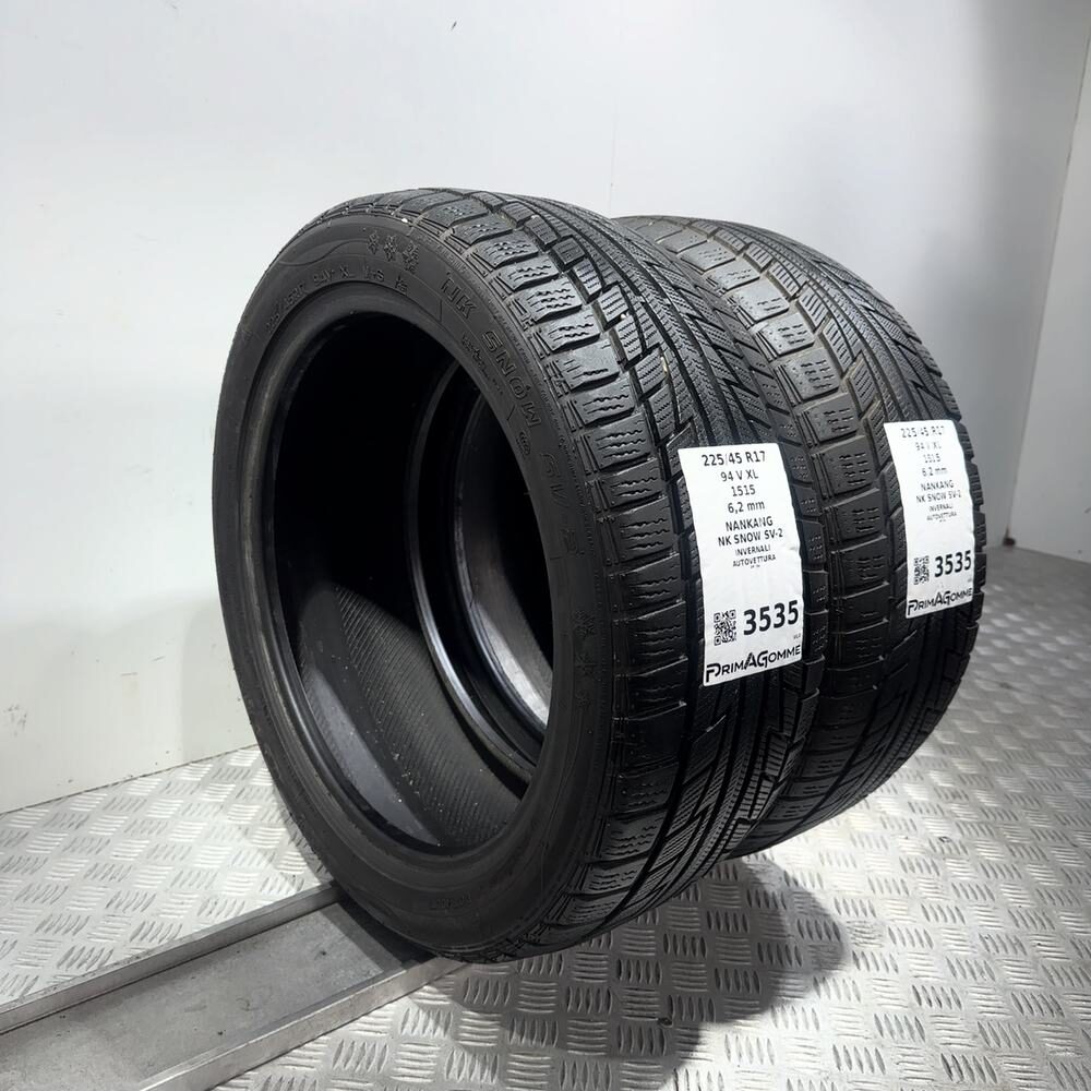 Gomme Usate 225 45 R17 94V XL Nankang NK Snow SV-2 89% Invernali | Gomme Usate | PrimaGomme.it NANKANG NK Snow SV-2 225/45 R17 94V, dettaglio fotografico 4