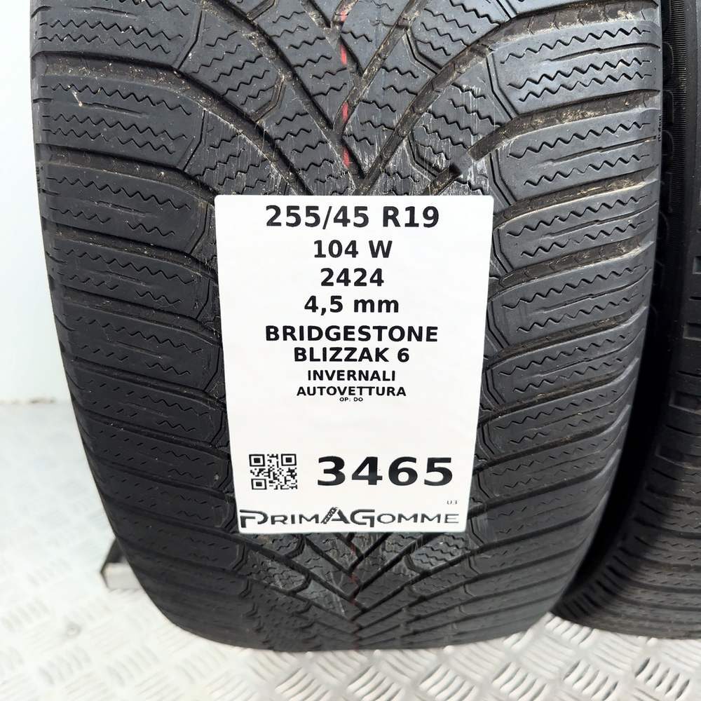 Gomme usate BRIDGESTONE Blizzak 6 255/45 R19 104W: fino a 270 km/h – foto 05 | Prima Gomme BRIDGESTONE Blizzak 6 255/45 R19 104W: fino a 270 km/h, dettaglio fotografico 5