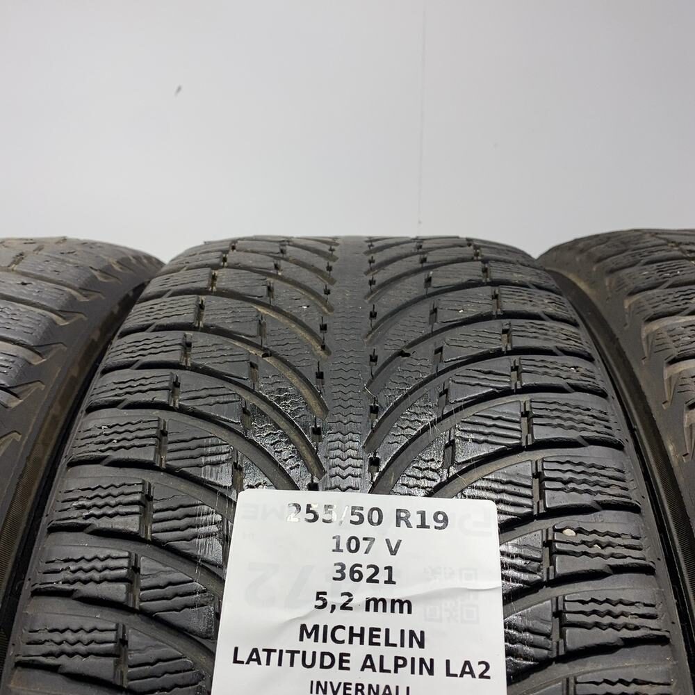 Gomme Usate 255 50 R19 107V XL Michelin Latitude Alpin LA2 RunFlat 74% Invernali | Gomme Usate | PrimaGomme.it MICHELIN Latitude Alpin LA2 255/50 R19 107V, dettaglio fotografico 5