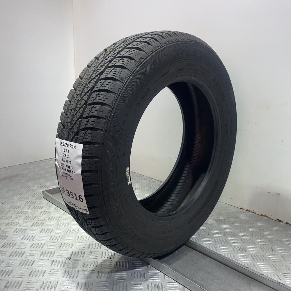 Gomma usata Gislaved Euro Frost 5 165/70 R14 81T – foto 05 | Prima Gomme Gislaved Euro Frost 5 165/70 R14 81T, dettaglio fotografico 5