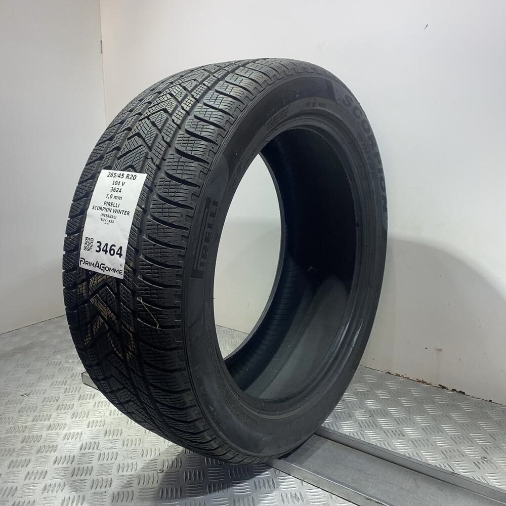 Gomma usata PIRELLI Scorpion Winter 265/45 R20 104V – foto 05 | Prima Gomme PIRELLI Scorpion Winter 265/45 R20 104V, dettaglio fotografico 5