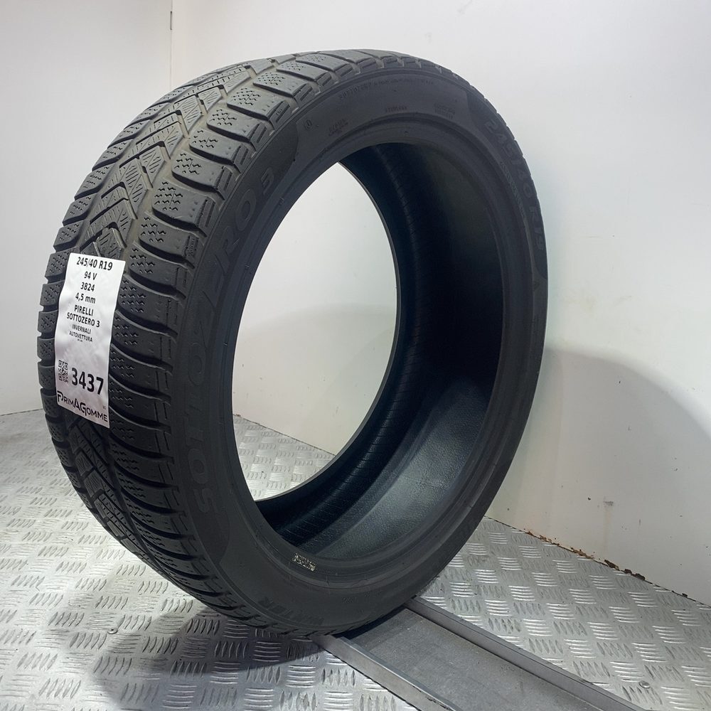 Gomma usata PIRELLI Sottozero 3 245/40 R19 94V – foto 05 | Prima Gomme PIRELLI Sottozero 3 245/40 R19 94V, dettaglio fotografico 5