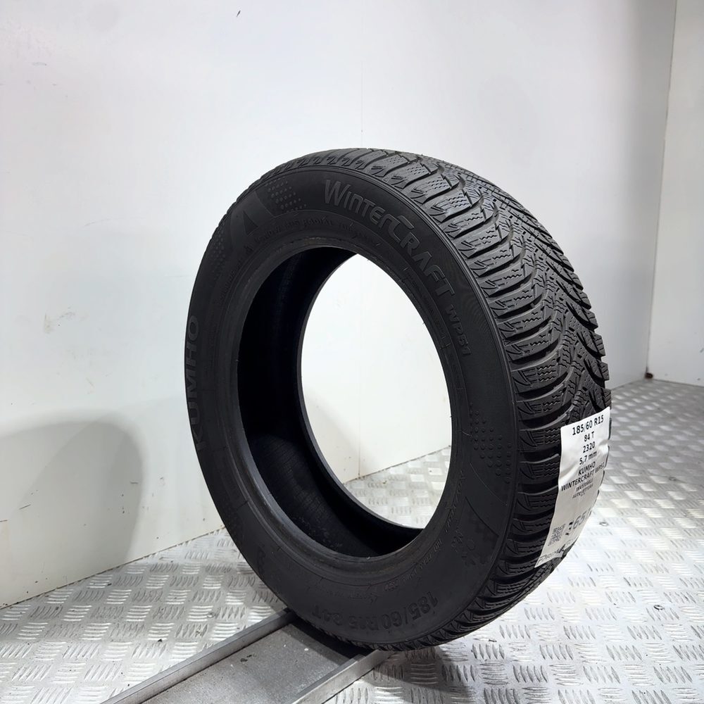 Gomma usata Kumho Wintercraft WP51 185/60 R15 84T – foto 05 | Prima Gomme Kumho Wintercraft WP51 185/60 R15 84T, dettaglio fotografico 5