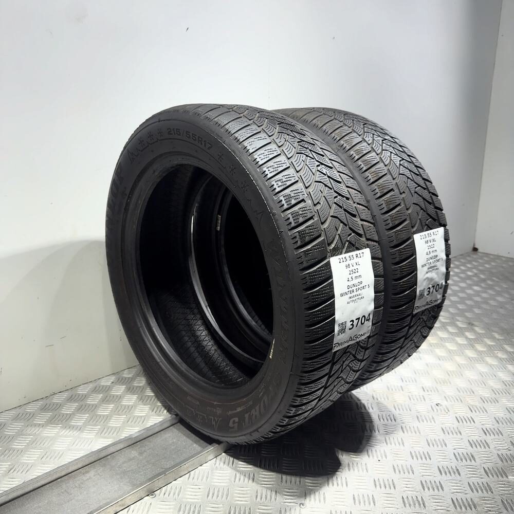 Gomme usate DUNLOP Winter Sport 5 215/55 R17 98V – foto 05 | Prima Gomme DUNLOP Winter Sport 5 215/55 R17 98V, dettaglio fotografico 5