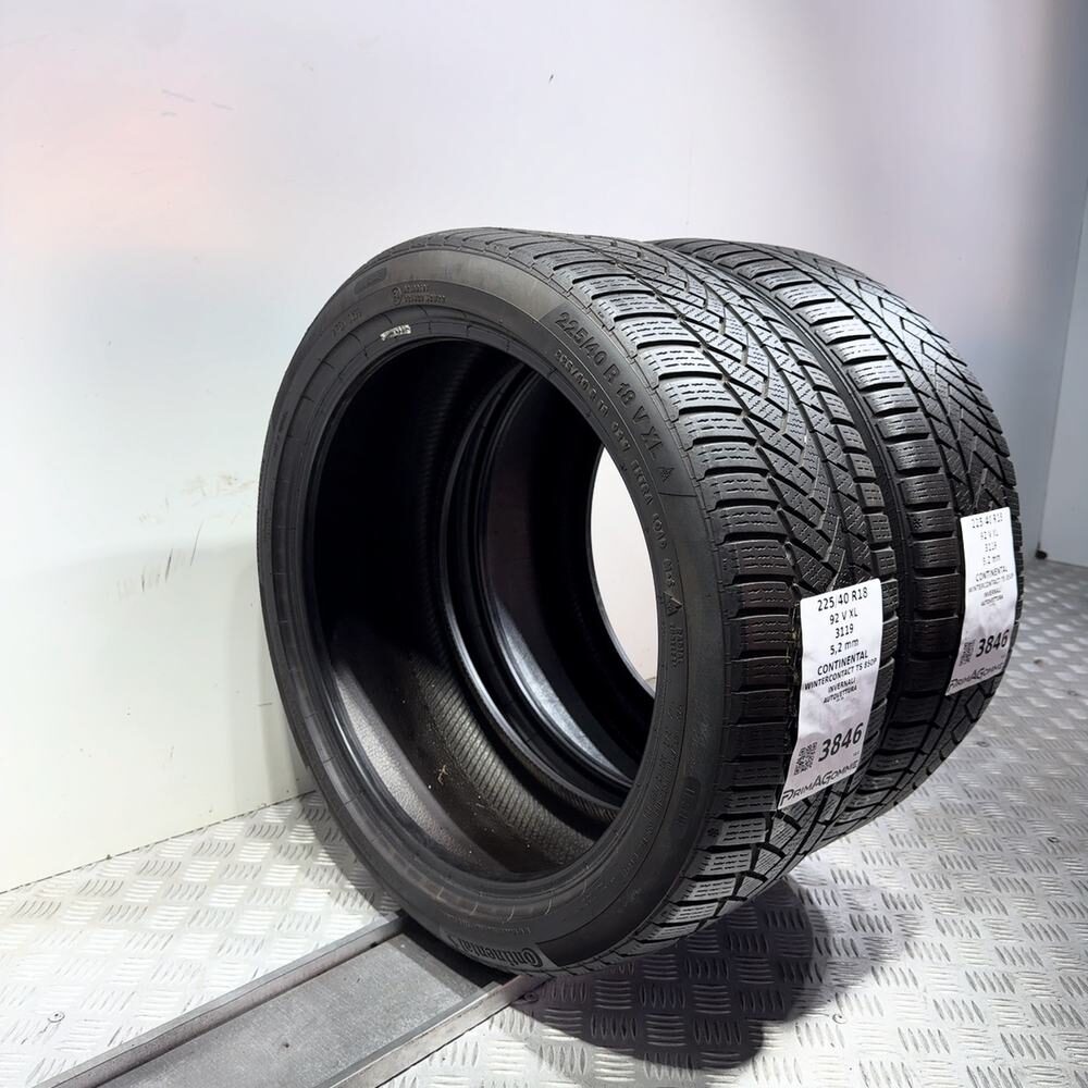 Gomme Usate 225 40 R18 92V XL Continental Wintercontact TS 850P 74% Invernali | Gomme Usate | PrimaGomme.it CONTINENTAL Wintercontact TS 850P 225/40 R18 92V, dettaglio fotografico 5
