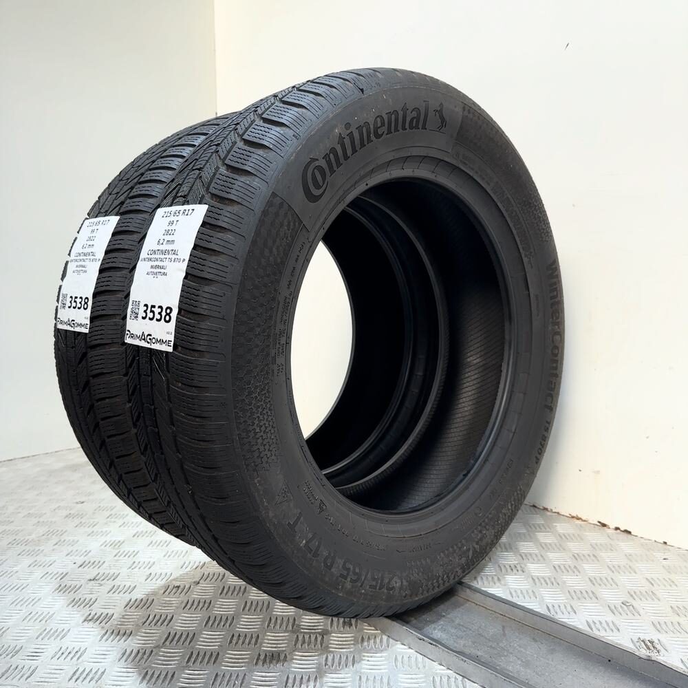 Gomme Usate 215 65 R17 99T Continental Wintercontact TS 870 P 89% Invernali | Gomme Usate | PrimaGomme.it CONTINENTAL Wintercontact TS 870 P 215/65 R17 99T, dettaglio fotografico 5