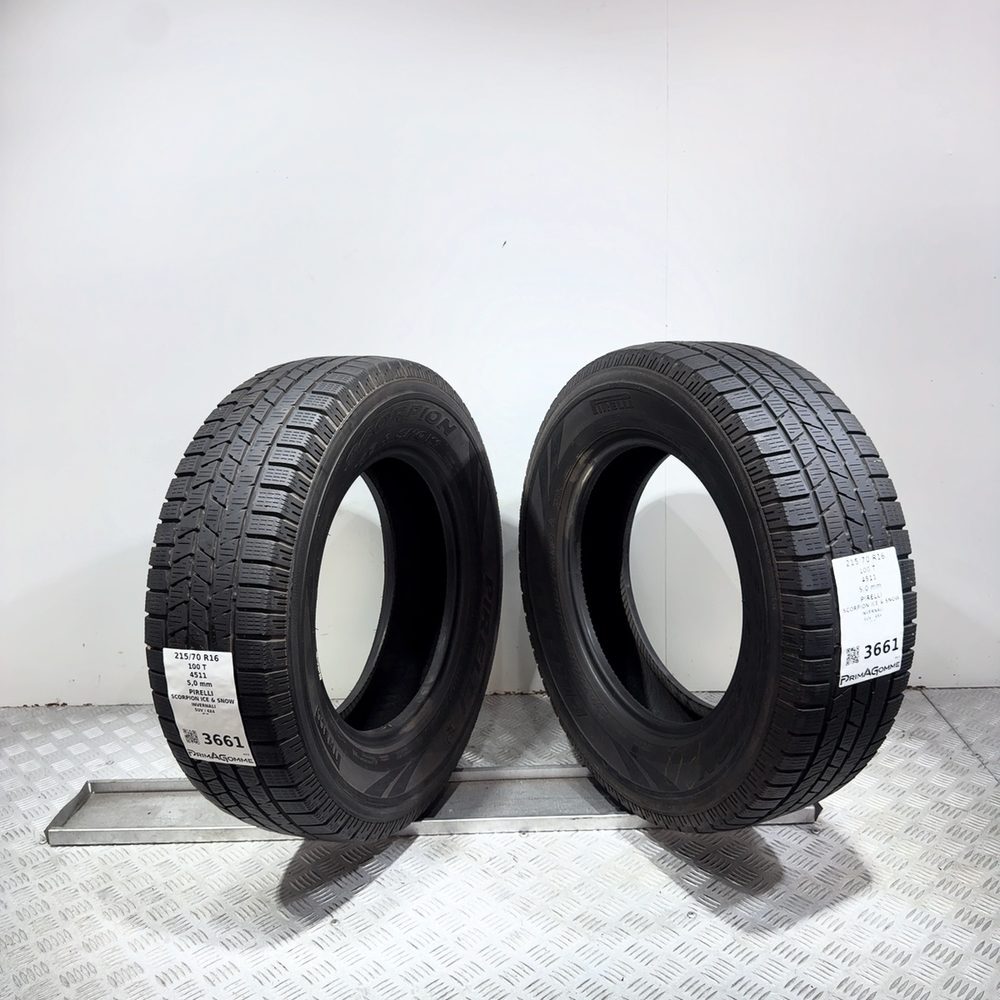 Gomme usate PIRELLI Scorpion Ice & Snow 215/70 R16 100T – foto 06 | Prima Gomme PIRELLI Scorpion Ice & Snow 215/70 R16 100T, dettaglio fotografico 6
