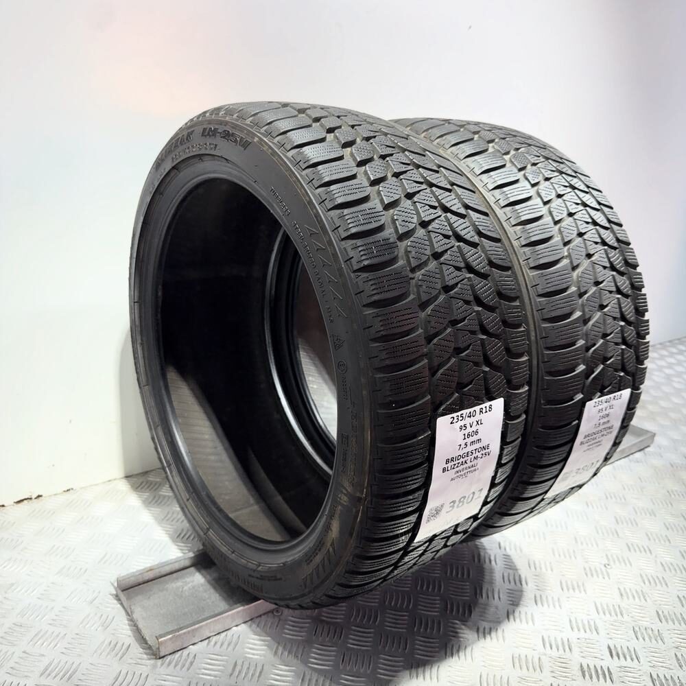 Gomme Usate 235 40 R18 95V XL Bridgestone Blizzak LM-25V 98% Invernali | Gomme Usate | PrimaGomme.it BRIDGESTONE Blizzak LM-25V 235/40 R18 95V, dettaglio fotografico 6
