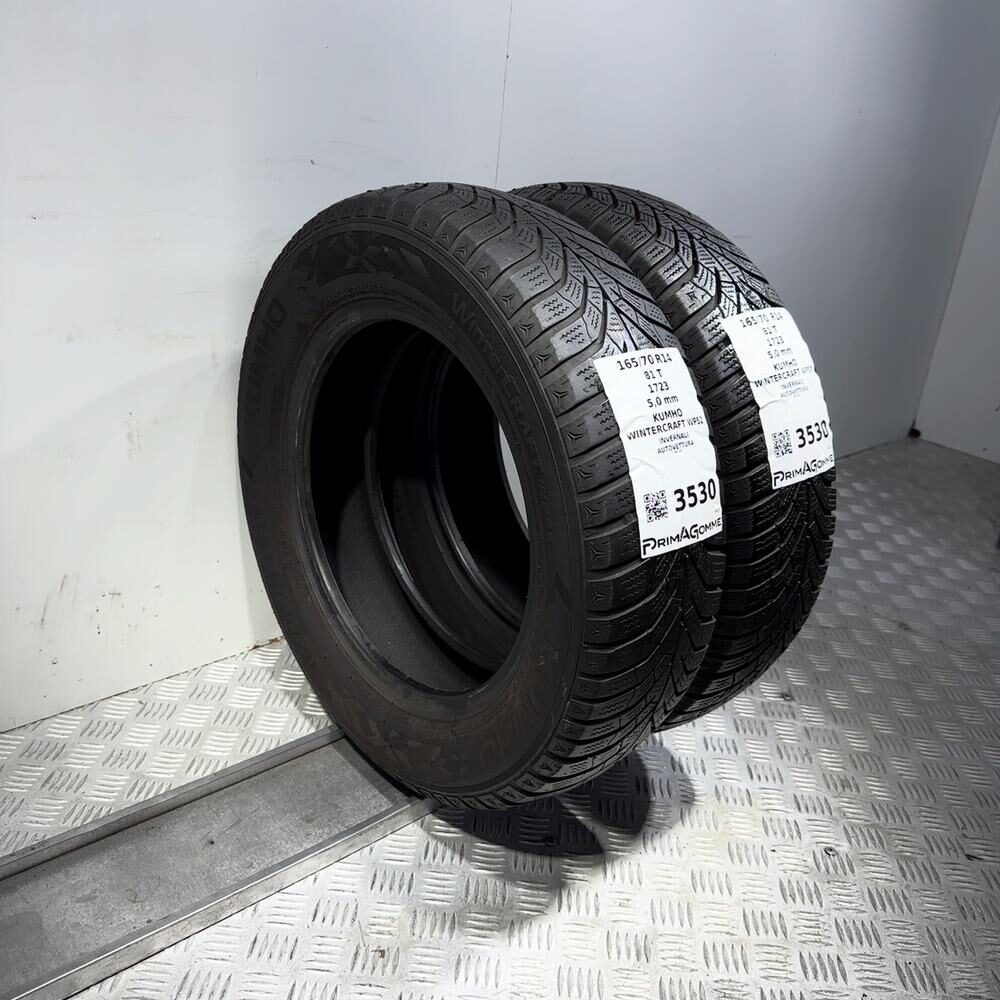 Gomme Usate 165 70 R14 81T Kumho Wintercraft WP52 71% Invernali | Gomme Usate | PrimaGomme.it Kumho Wintercraft WP52 165/70 R14 81T, dettaglio fotografico 6