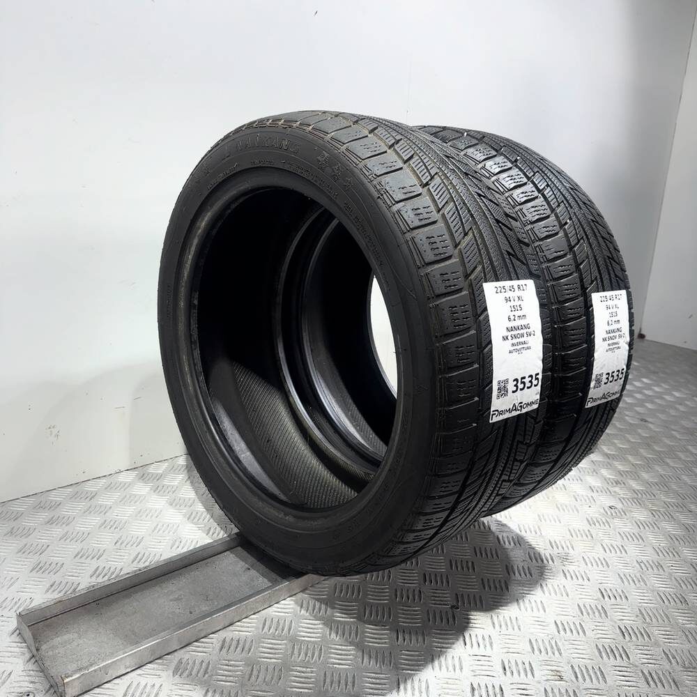 Gomme Usate 225 45 R17 94V XL Nankang NK Snow SV-2 89% Invernali | Gomme Usate | PrimaGomme.it NANKANG NK Snow SV-2 225/45 R17 94V, dettaglio fotografico 6