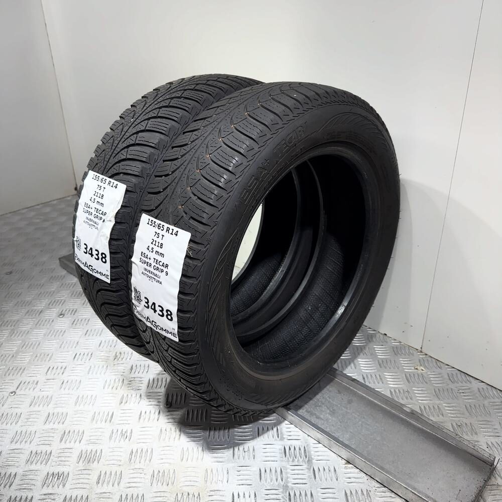 Gomme Usate 155 65 R14 75T Esa+ Tecar Super Grip 9 Invernali | Gomme Usate | PrimaGomme.it ESA+ TECAR Super Grip 9 155/65 R14 75T, dettaglio fotografico 7