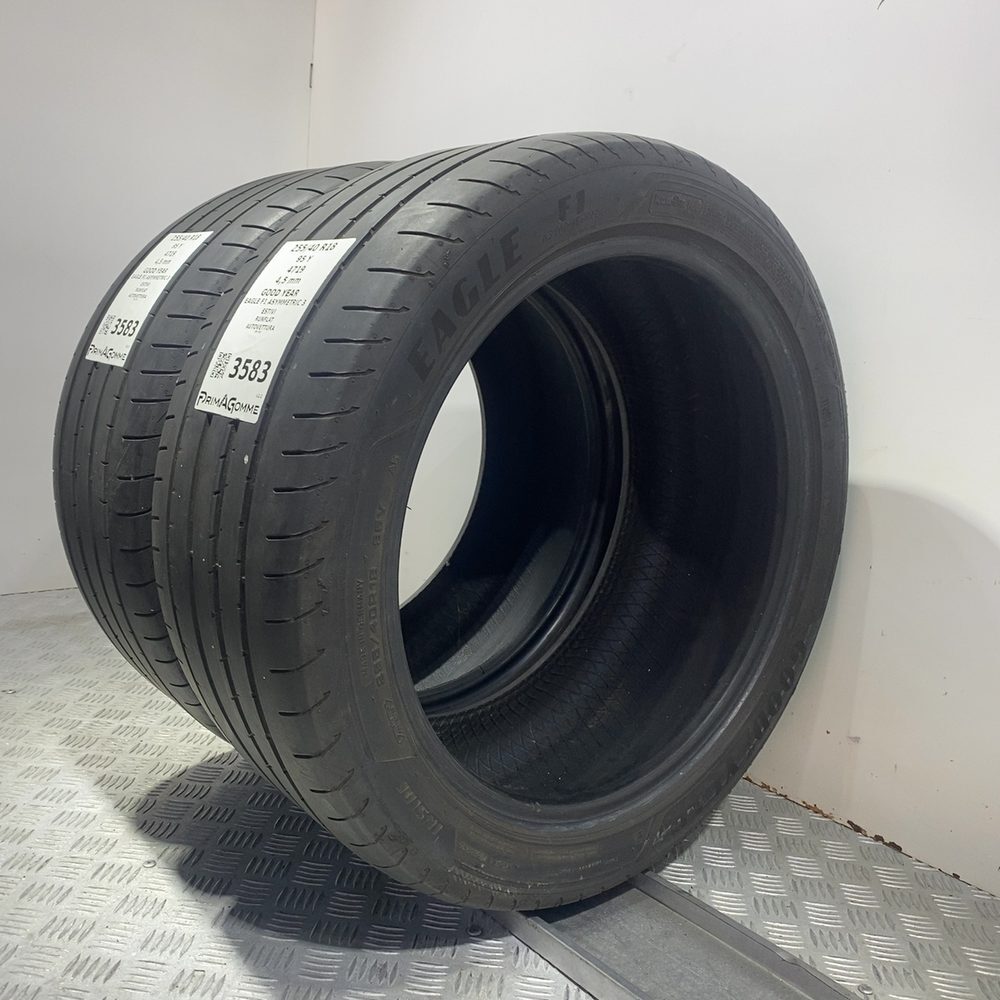 Gomme Usate 255 40 R18 95Y Good Year Eagle F1 Asymmetric 3 RunFlat Estive | Gomme Usate | PrimaGomme.it GOOD YEAR EAGLE F1 ASYMMETRIC 3 255/40 R18 95Y: fino a 300 km/h, dettaglio fotografico 7