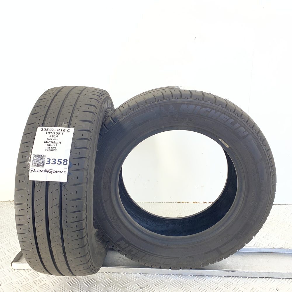 Gomme Usate 205 65 R16C 107/105T MICHELIN AGILIS 79% Estive | Gomme Usate | PrimaGomme.it Gomme usate 205 65 R16C MICHELIN AGILIS - foto 7