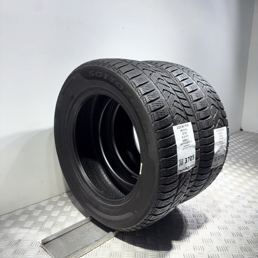 Gomme usate PIRELLI Sottozero 3 215/60 R16 99H – foto 07 | Prima Gomme PIRELLI Sottozero 3 215/60 R16 99H, dettaglio fotografico 7