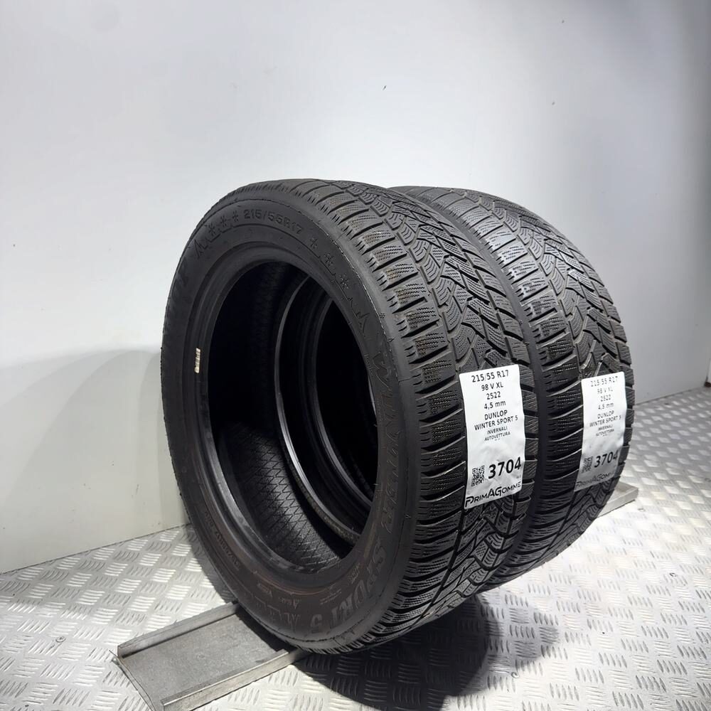 Gomme usate DUNLOP Winter Sport 5 215/55 R17 98V – foto 07 | Prima Gomme DUNLOP Winter Sport 5 215/55 R17 98V, dettaglio fotografico 7